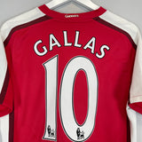 2008/10 ARSENAL GALLAS #10 HOME SHIRT (S) NIKE