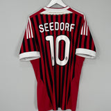 2011/12 AC MILAN SEEDORF #10 HOME SHIRT (XL) ADIDAS