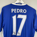 2016/17 CHELSEA PEDRO #17 HOME SHIRT (L) ADIDAS