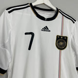 2010/11 GERMANY SCHWEINSTEIGER #7 HOME SHIRT (M) ADIDAS