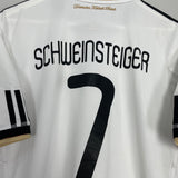 2010/11 GERMANY SCHWEINSTEIGER #7 HOME SHIRT (M) ADIDAS