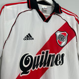 2000/02 RIVER PLATE HOME SHIRT (S) ADIDAS