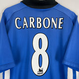 1999/00 SHEFFIELD WEDNESDAY CARBONE #8 HOME SHIRT (L) PUMA