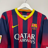 2013/14 BARCELONA MESSI #10 HOME SHIRT (XL) NIKE