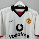 2002/03 MANCHESTER UNITED BECKHAM #7 AWAY SHIRT (M) NIKE