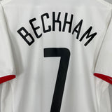 2002/03 MANCHESTER UNITED BECKHAM #7 AWAY SHIRT (M) NIKE