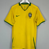 2008/10 BRAZIL HOME SHIRT (M) NIKE