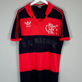 1985/86 FLAMENGO HOME SHIRT (M) ADIDAS