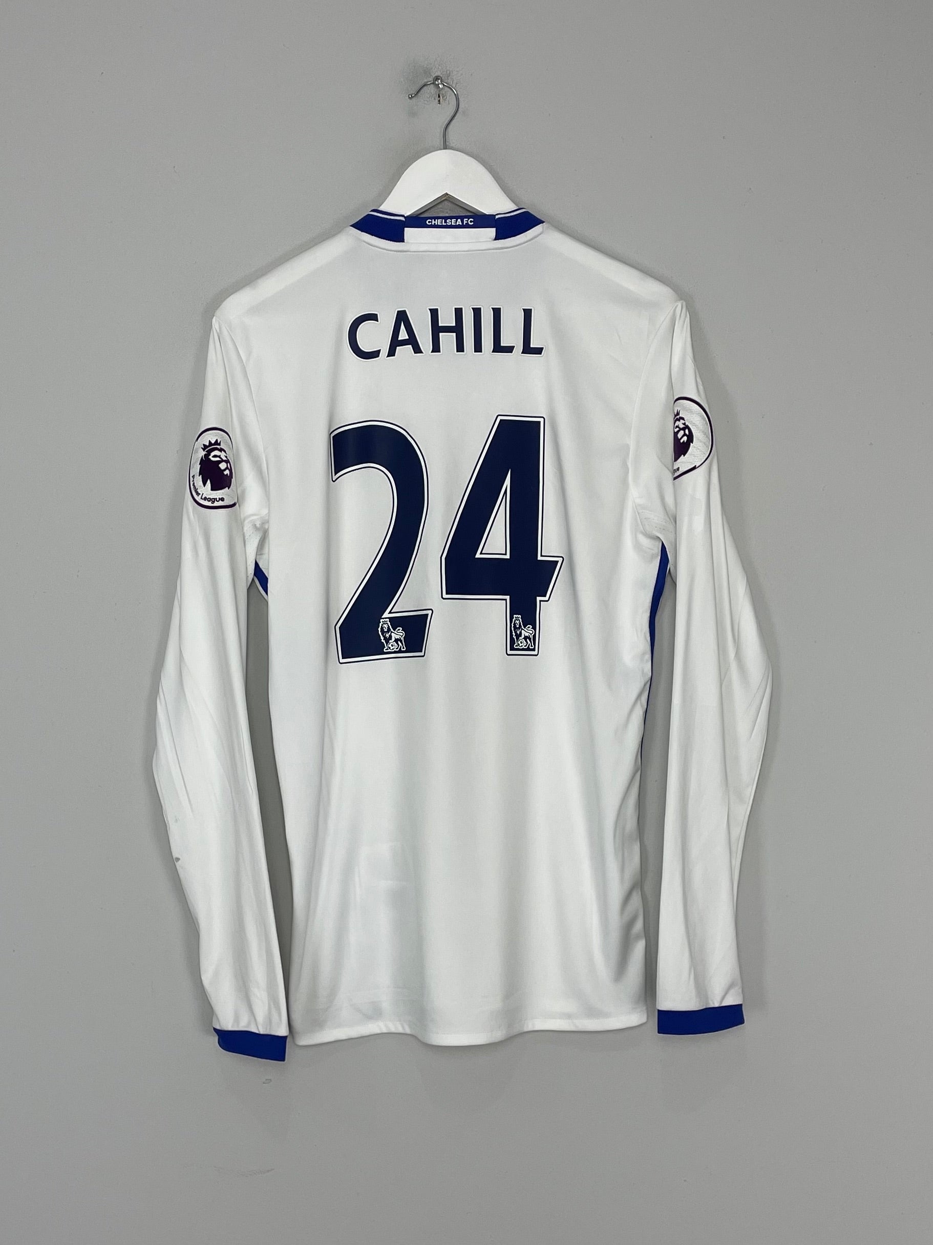 2016/17 CHELSEA CAHILL #24 L/S THIRD SHIRT (M) ADIDAS