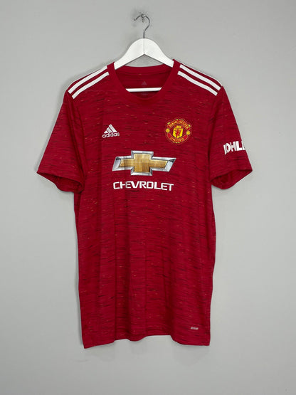 2020/21 MANCHESTER UNITED B.FERNANDES #18 HOME SHIRT (XL) ADIDAS