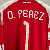 2010/11 MEXICO O.PEREZ #1 *MATCH ISSUE* GK SHIRT (XL) ADIDAS