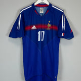 2004/06 FRANCE ZIDANE #10 HOME SHIRT (M) ADIDAS