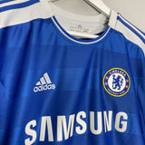 2011/12 CHELSEA DROGBA #11 HOME SHIRT (L) ADIDAS