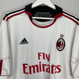 2010/11 AC MILAN RONALDINHO #80 AWAY SHIRT (XL) ADIDAS