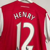 2011/12 ARSENAL HENRY #12 HOME SHIRT (L) NIKE