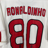 2010/11 AC MILAN RONALDINHO #80 AWAY SHIRT (XL) ADIDAS