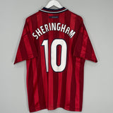 1998 ENGLAND SHERINGHAM #10 AWAY SHIRT (L) UMBRO