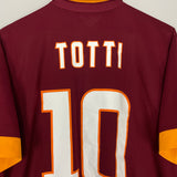 2014/15 ROMA TOTTI #10 HOME SHIRT (XL) NIKE