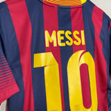 2013/14 BARCELONA MESSI #10 HOME SHIRT (M) NIKE