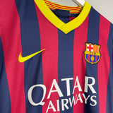 2013/14 BARCELONA MESSI #10 HOME SHIRT (M) NIKE