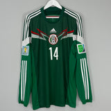 2014/15 MEXICO J.HERNANDEZ #14 L/S HOME SHIRT (XL) ADIDAS