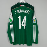 2014/15 MEXICO J.HERNANDEZ #14 L/S HOME SHIRT (XL) ADIDAS