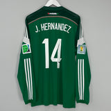 2014/15 MEXICO J.HERNANDEZ #14 L/S HOME SHIRT (XL) ADIDAS