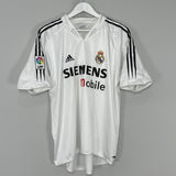 2004/05 REAL MADRID ZIDANE #5 HOME SHIRT (L) ADIDAS