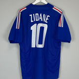 2002/04 FRANCE ZIDANE #10 HOME SHIRT (XL) ADIDAS