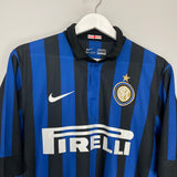 2011/12 INTER MILAN MILITO #22 HOME SHIRT (M) NIKE