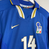 1996/97 ITALY DEL PIERO #14 HOME SHIRT (L) NIKE