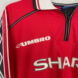 1998/00 MANCHESTER UNITED HOME SHIRT (XL) UMBRO