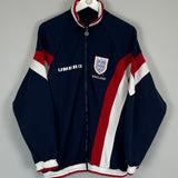 1998/00 ENGLAND TRACK JACKET (L) UMBRO