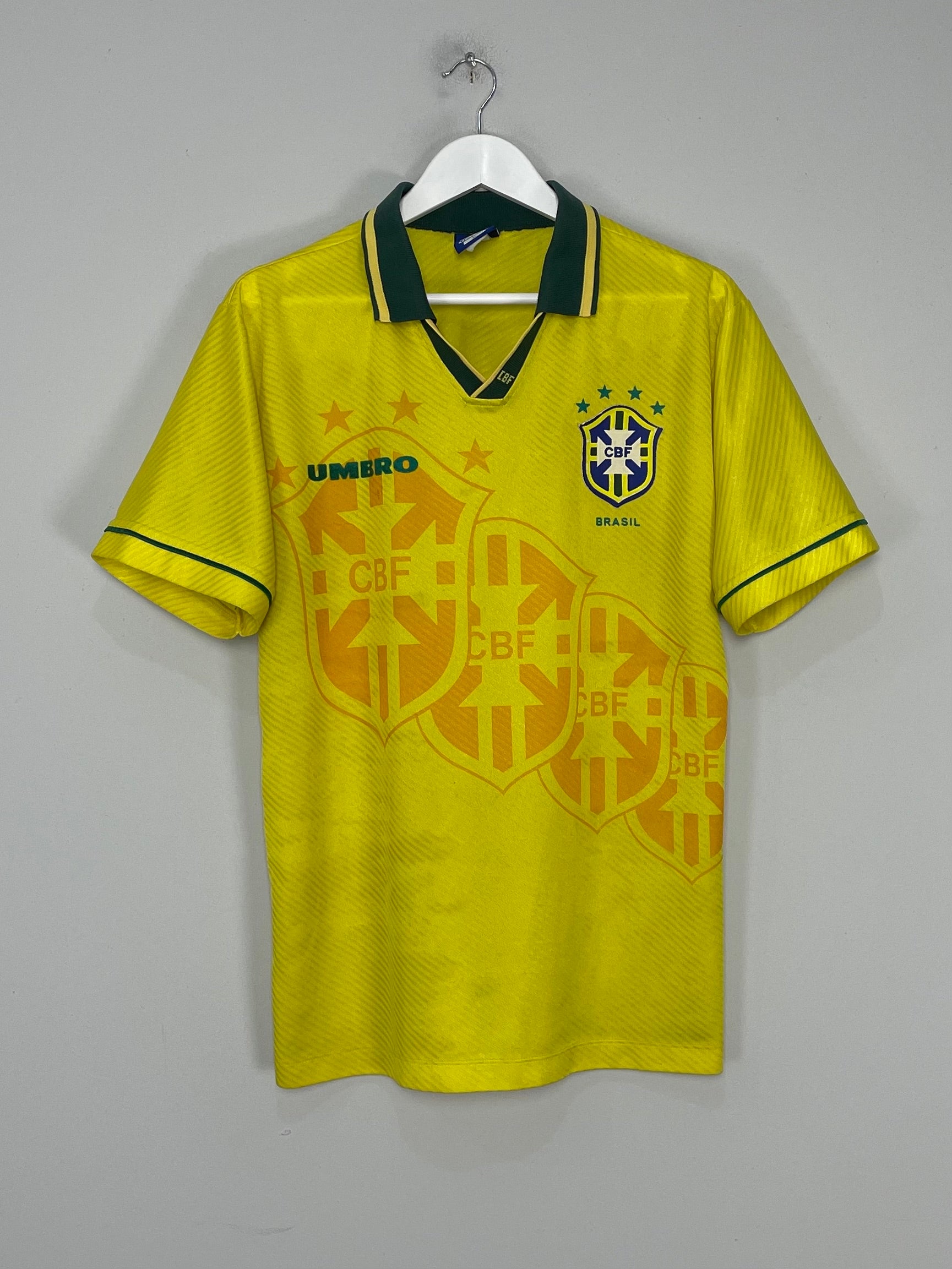 1994/95 BRAZIL HOME SHIRT (L) UMBRO