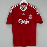 2008/10 LIVERPOOL GERRARD #8 HOME SHIRT (M) ADIDAS