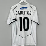 2005/06 CORINTHIANS CARLITOS #10 HOME SHIRT (M) NIKE