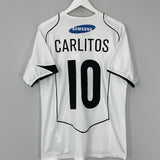 2005/06 CORINTHIANS CARLITOS #10 HOME SHIRT (M) NIKE