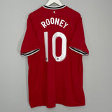 2011/12 MANCHESTER UNITED ROONEY #10 HOME SHIRT (XXL) NIKE