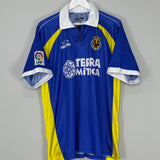 1999/01 VILLAREAL MEDINA #5 *PLAYER ISSUE* AWAY SHIRT (XL) KELME