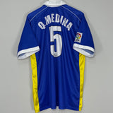 1999/01 VILLARREAL MEDINA #5 *PLAYER ISSUE* AWAY SHIRT (XL) KELME