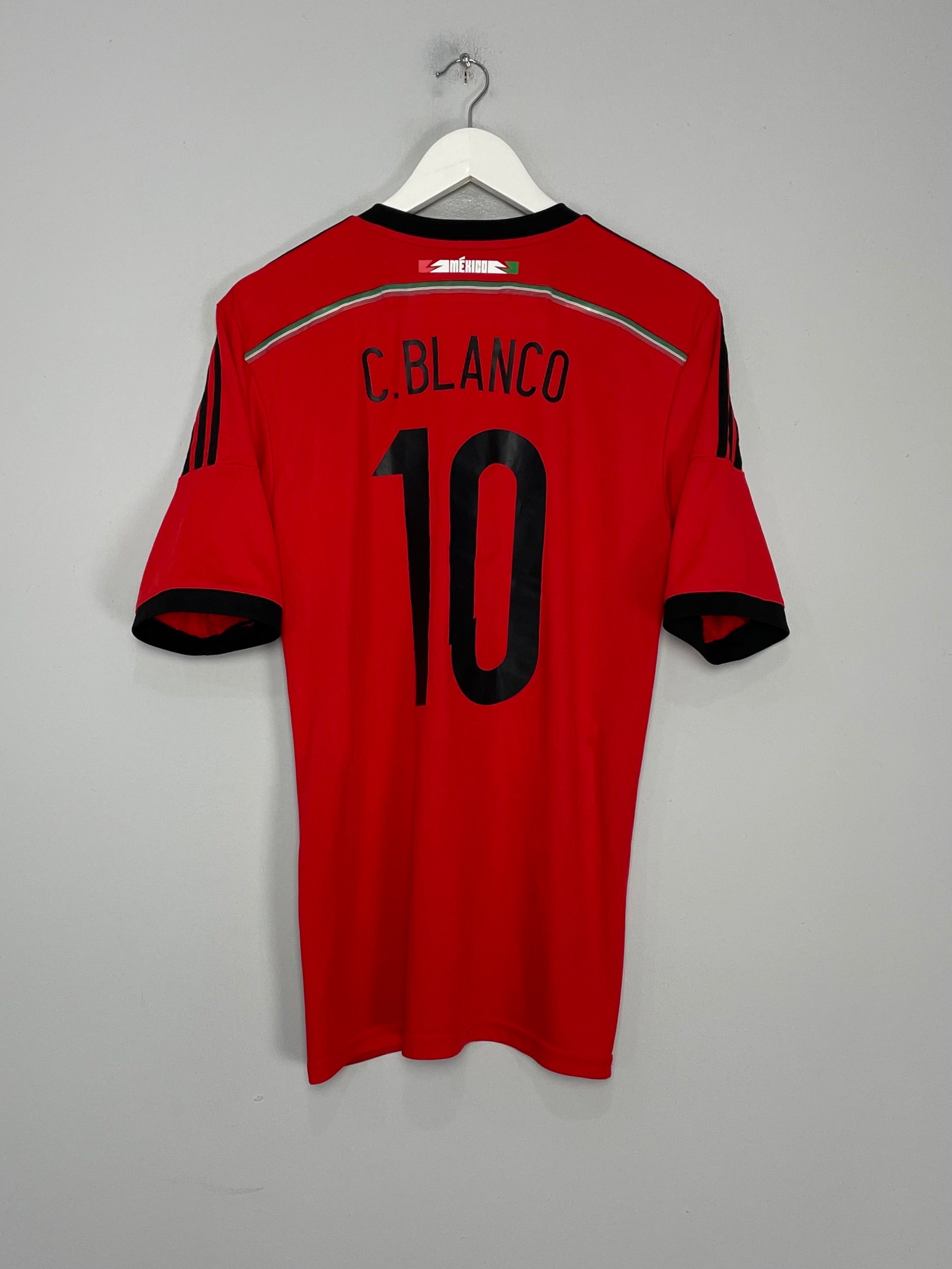 2014/15 MEXICO C.BLANCO #10 AWAY SHIRT (M) ADIDAS