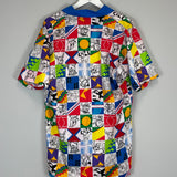 1990'S J LEAGUE BUTTON DOWN SHIRT (XL) OM