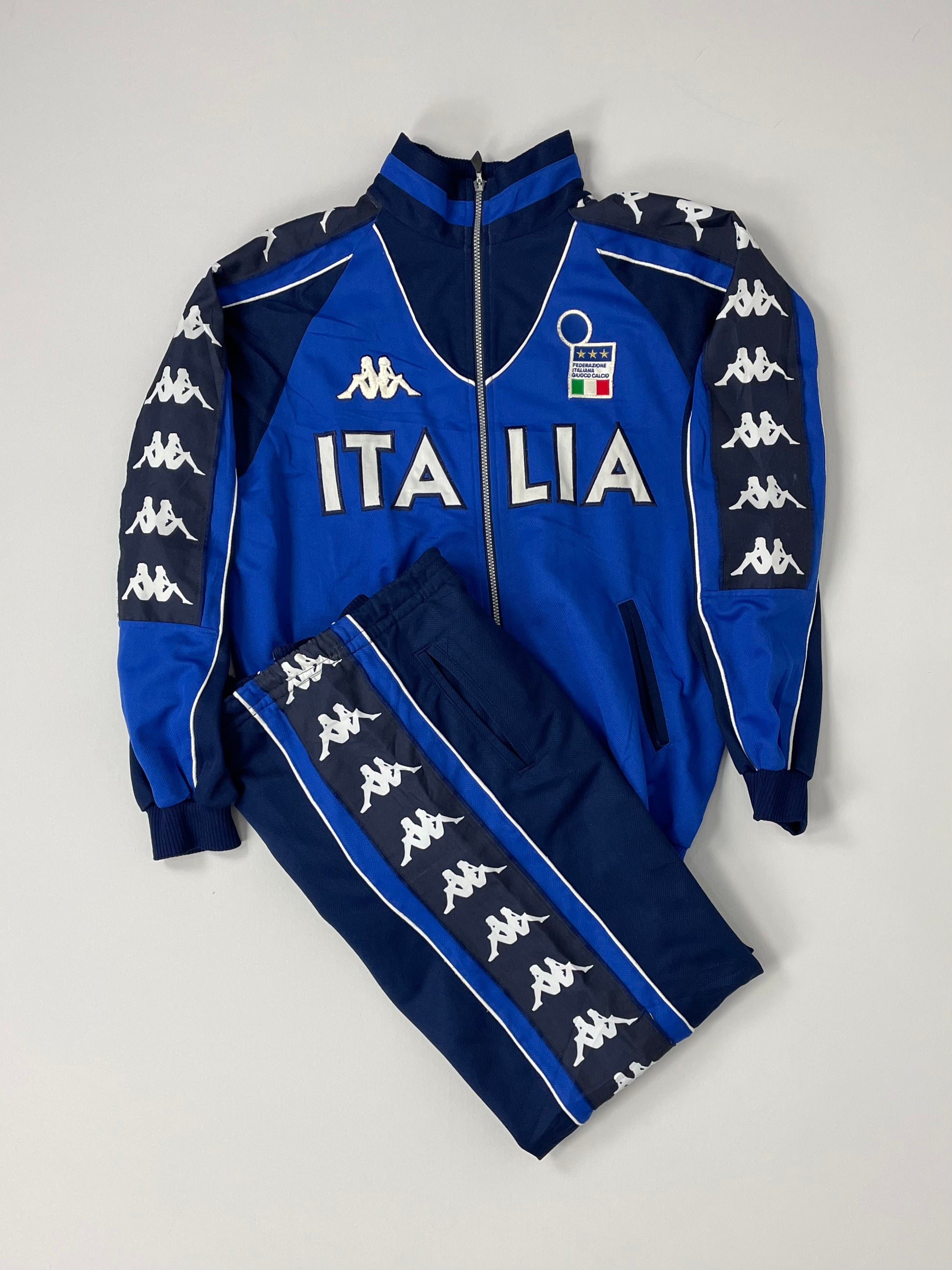 2000/01 ITALY FULL TRACKSUIT (XL) KAPPA