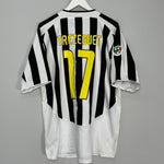 2003/04 JUVENTUS TREZEGUET #17 HOME SHIRT (XL) NIKE