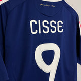 2009/10 FRANCE CISSE #9 HOME SHIRT (L) ADIDAS