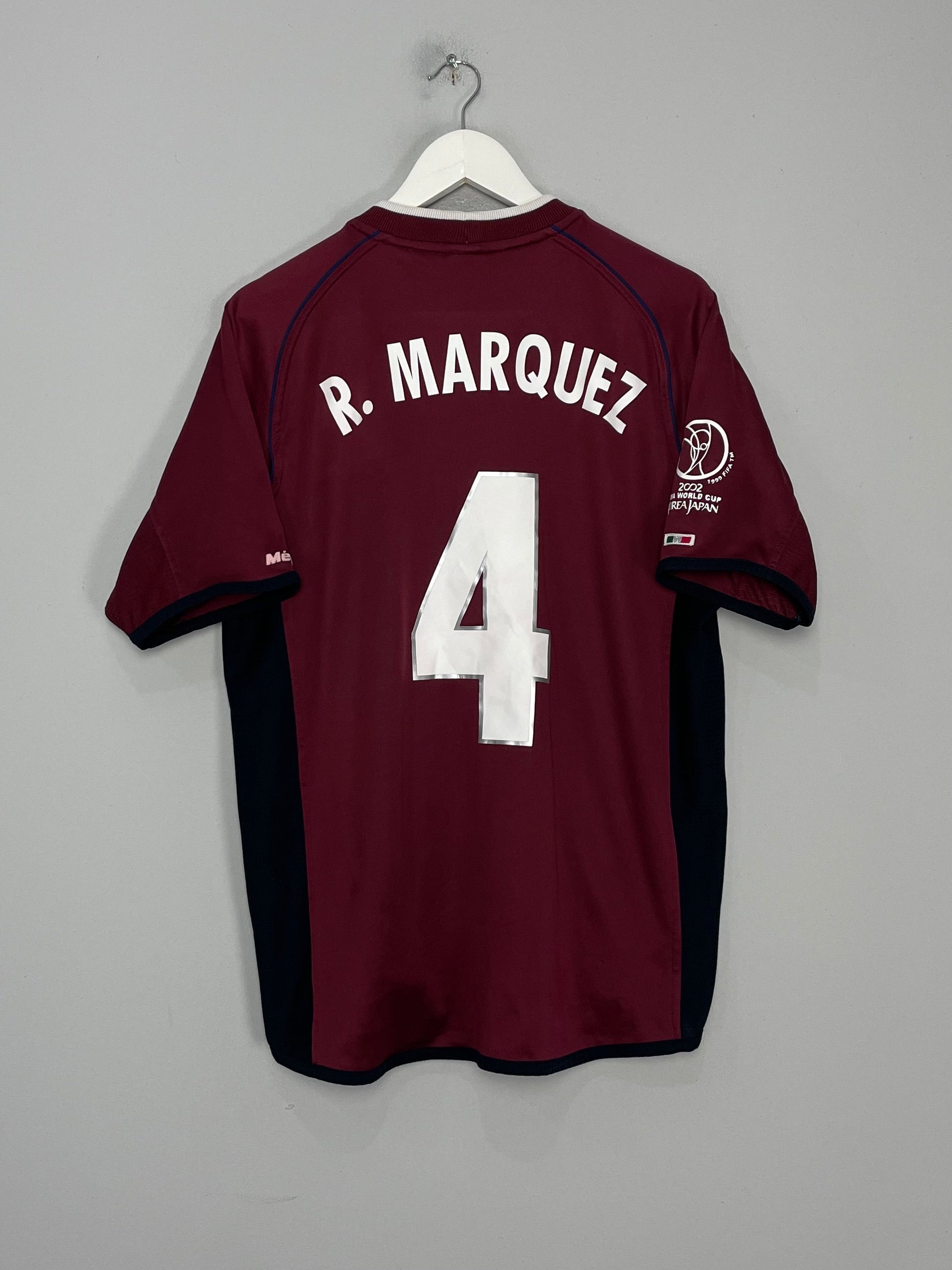 2002/03 MEXICO R.MARQUEZ #4 AWAY SHIRT (XL) ATLETICA