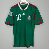 2010/11 MEXICO C.BLANCO #10 *PLAYER ISSUE* HOME SHIRT (L) ADIDAS