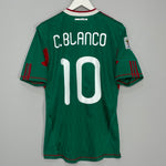 2010/11 MEXICO C.BLANCO #10 *PLAYER ISSUE* HOME SHIRT (L) ADIDAS