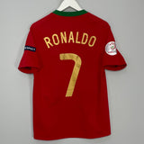 2008/10 PORTUGAL C.RONALDO #7 HOME SHIRT (XL.KIDS) NIKE