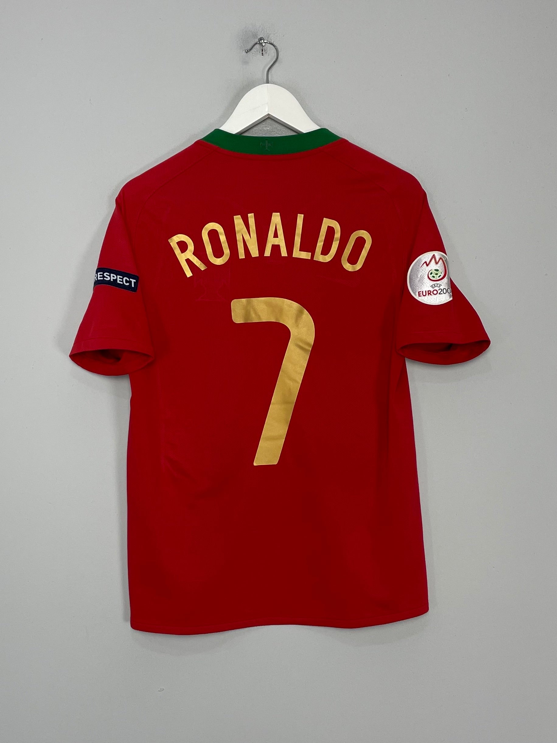 2008/10 PORTUGAL C.RONALDO #7 HOME SHIRT (XL.KIDS) NIKE